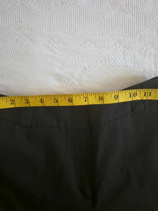 Talbots Black Petite Stretch Straight-Leg Pants Size 2 - Picture 5 of 6